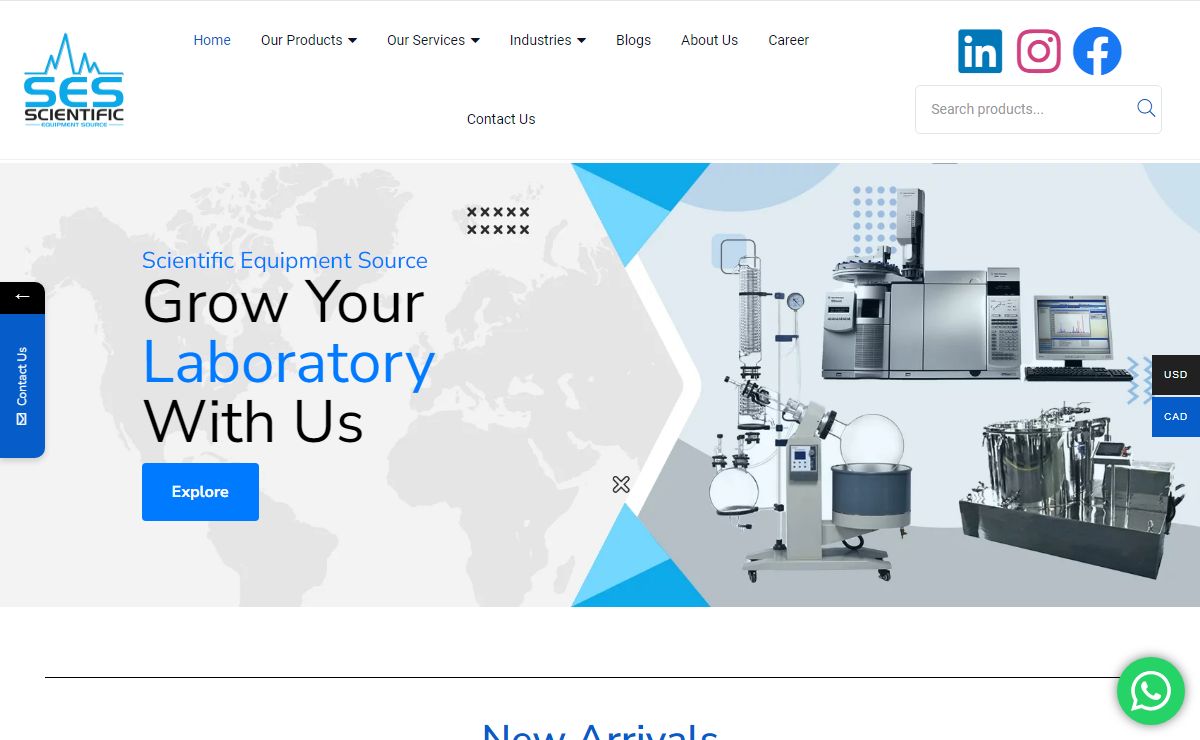 Lab Equipment, Scientific and Processing Equipment | SES