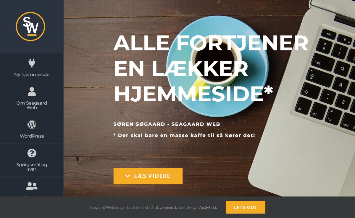 Seagaard 360° Web :: Ny + opdatering af hjemmesider i WordPress