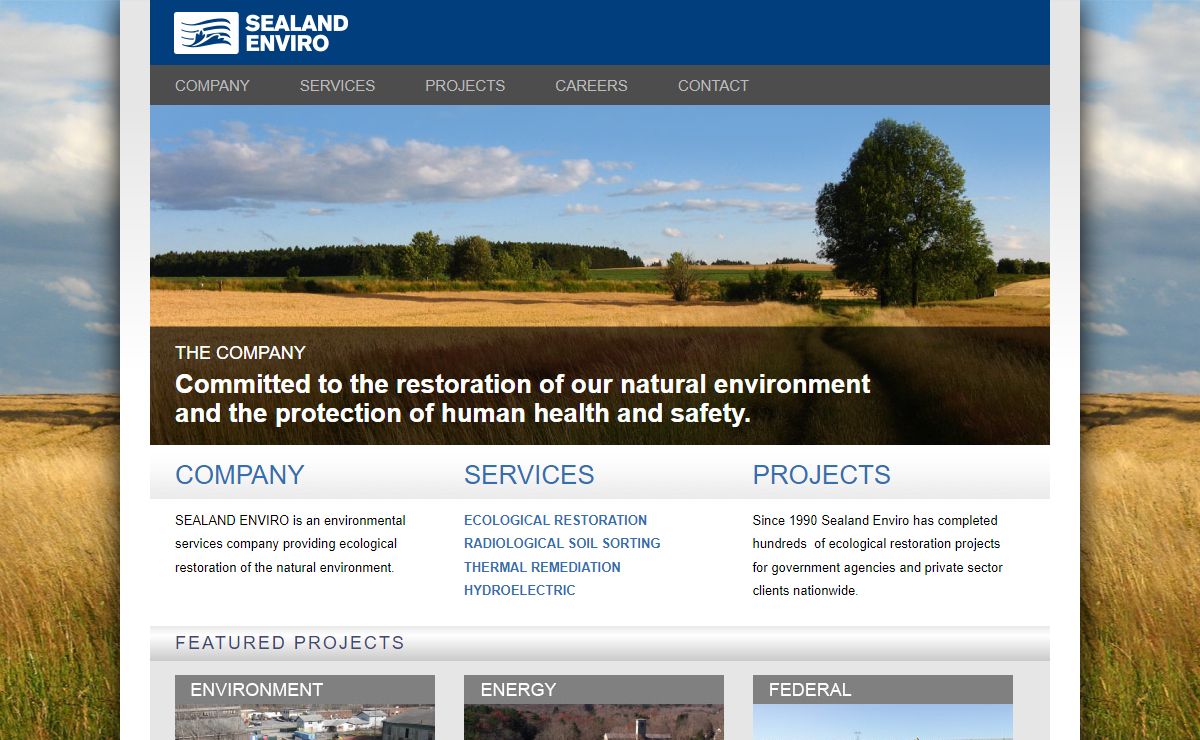 Sealand Enviro » Environmental remediation contractor for government agencies and private sector clients nationwide