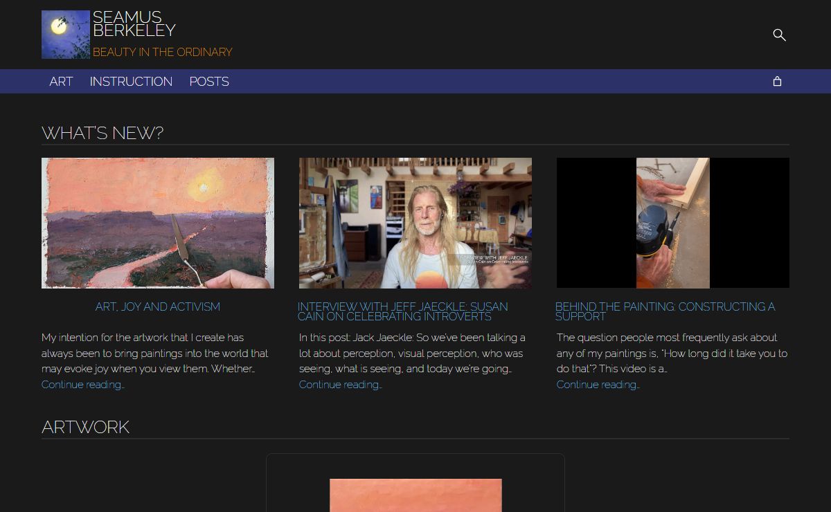 SEAMUS BERKELEY – Beauty in the Ordinary