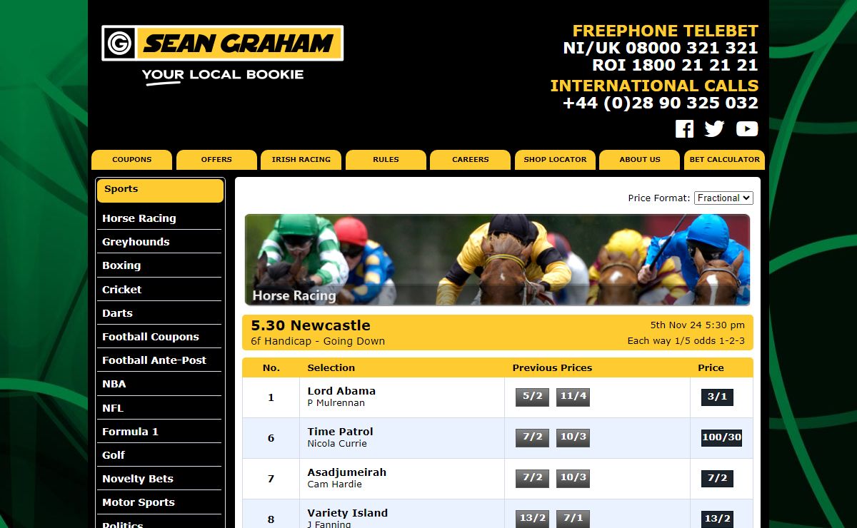 Sean Graham Bookmakers