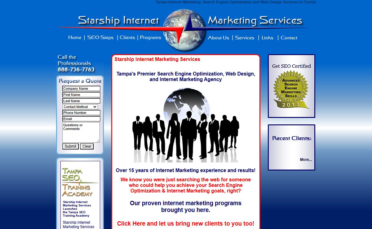 Starship Internet Marketing - Tampa Search Engine Optimization, Web Design & SEO Consulting Company in Florida