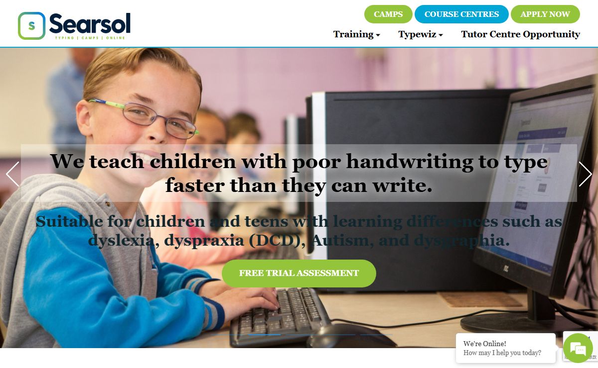 Searsol – Children typing classes | Online typing | Computer Camps | Tutor Centre Opportunity