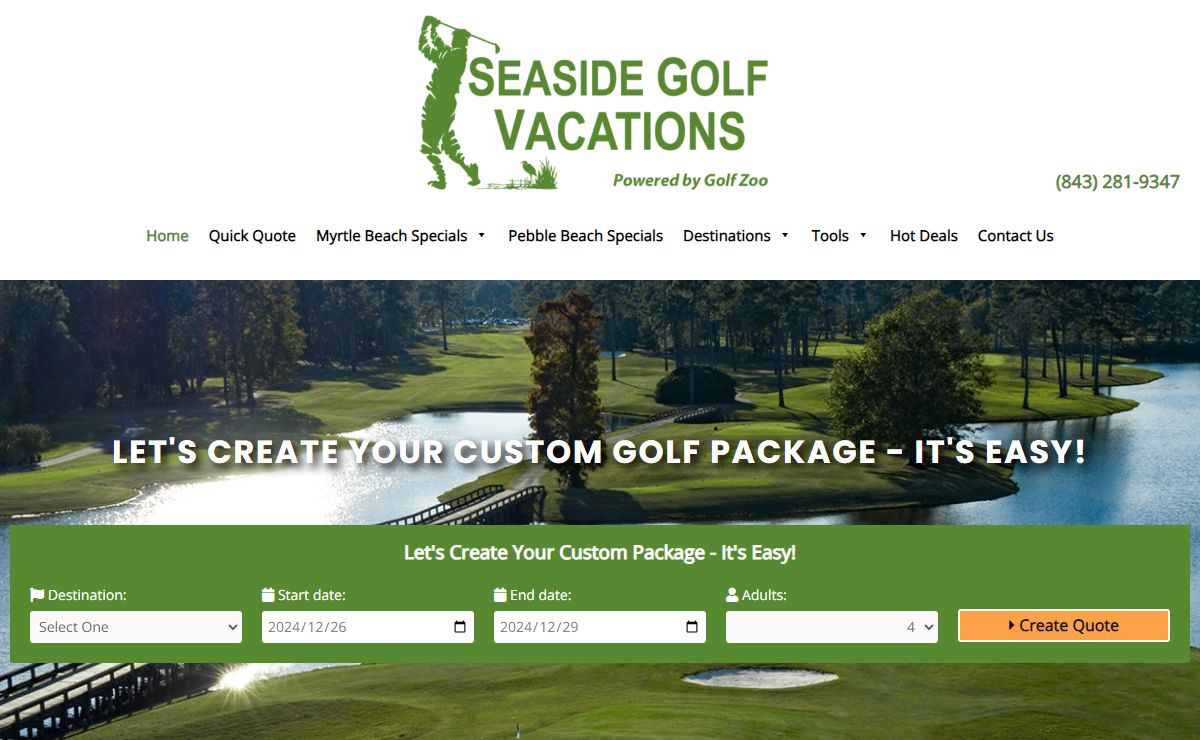 Myrtle Beach Golf Packages | Best golf packages for Myrtle Beach
