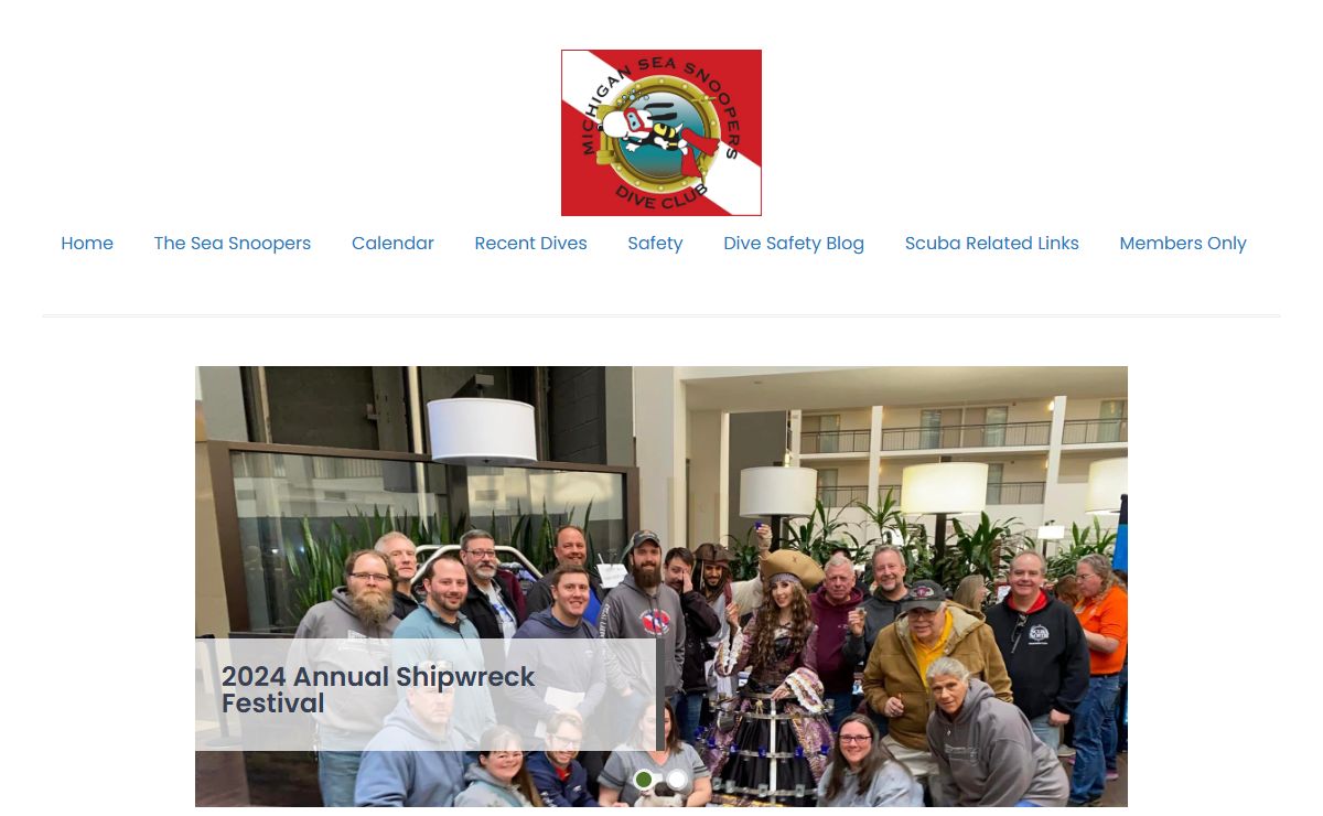 Michigan SeaSnoopers – Dive the Great Lakes and the World