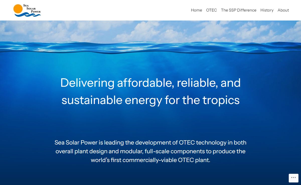 Sea Solar Power