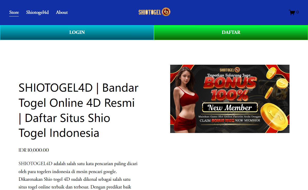 SHIOTOGEL4D | Bandar Togel Online 4D Resmi | Daftar Situs Shio Togel Indonesia