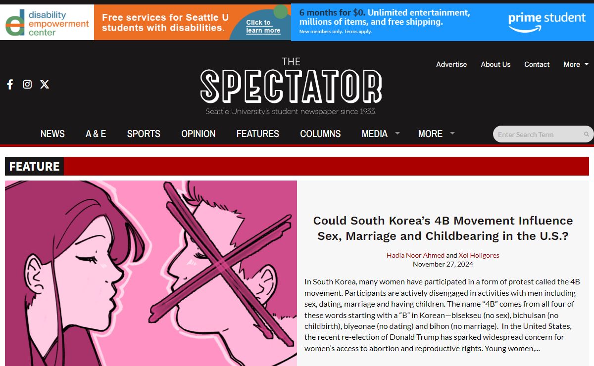 The Spectator – Seattle University's student newspaper since 1933