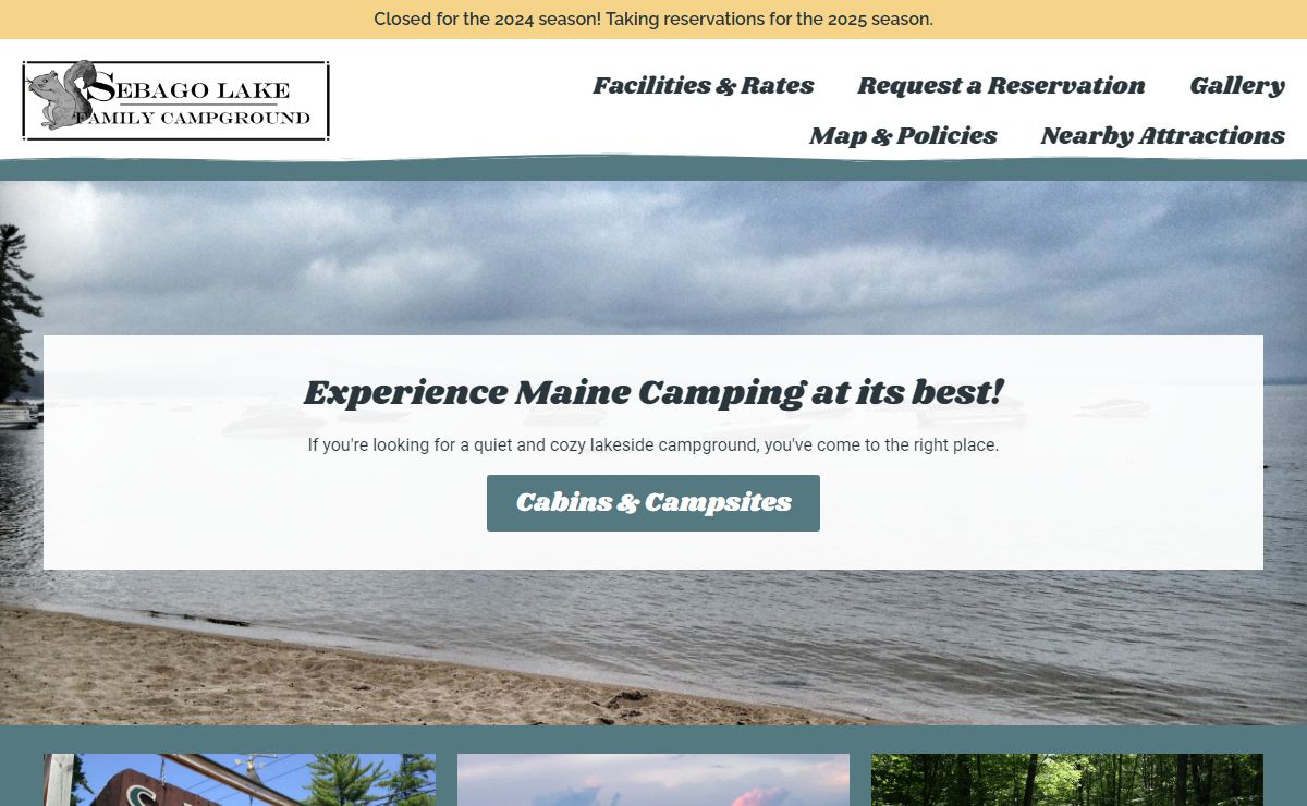 Best Camping Near Sebago Lake ※ Sebago Lake Family Campground