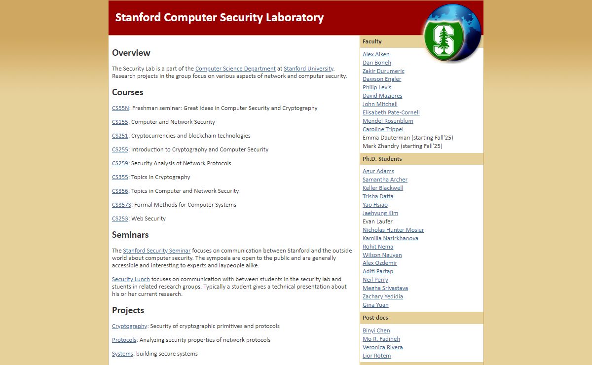 Stanford Computer Security Laboratory