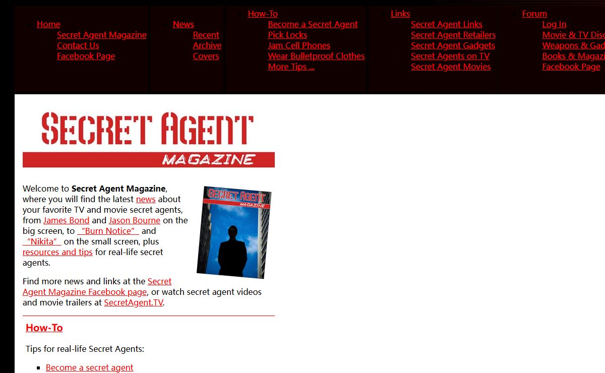 Secret Agent Magazine | SecretAgentMagazine.com