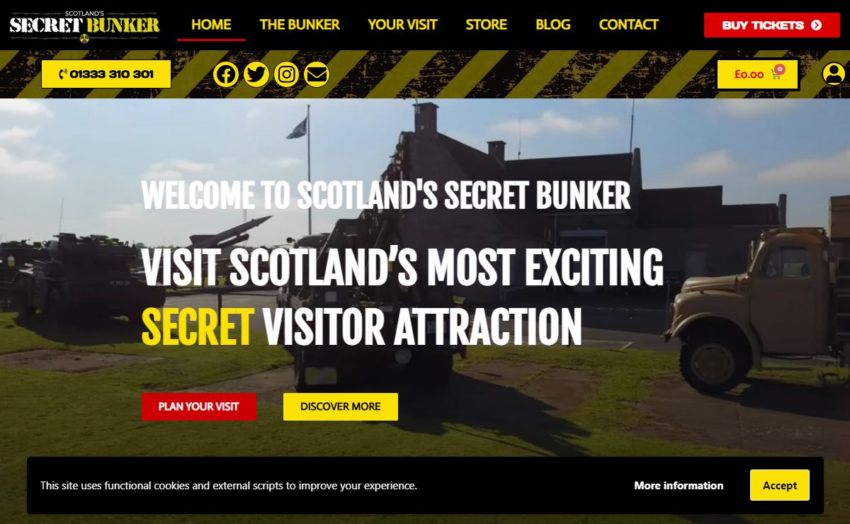 Scotland's Secret Bunker – Visitor attraction of Scotland's best kept secret