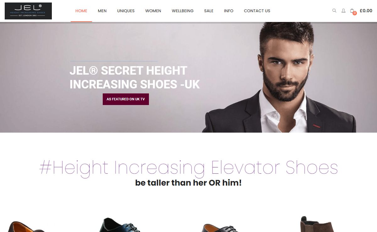 JEL® Jago Secret Shoes – Height Increasing Elevator Shoes