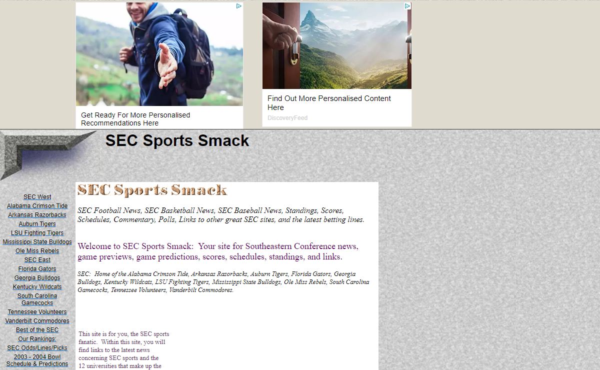 SEC Sports Smack