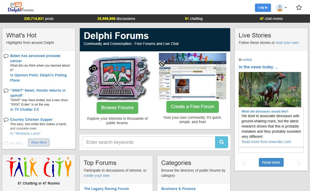 Delphi Forums Home
