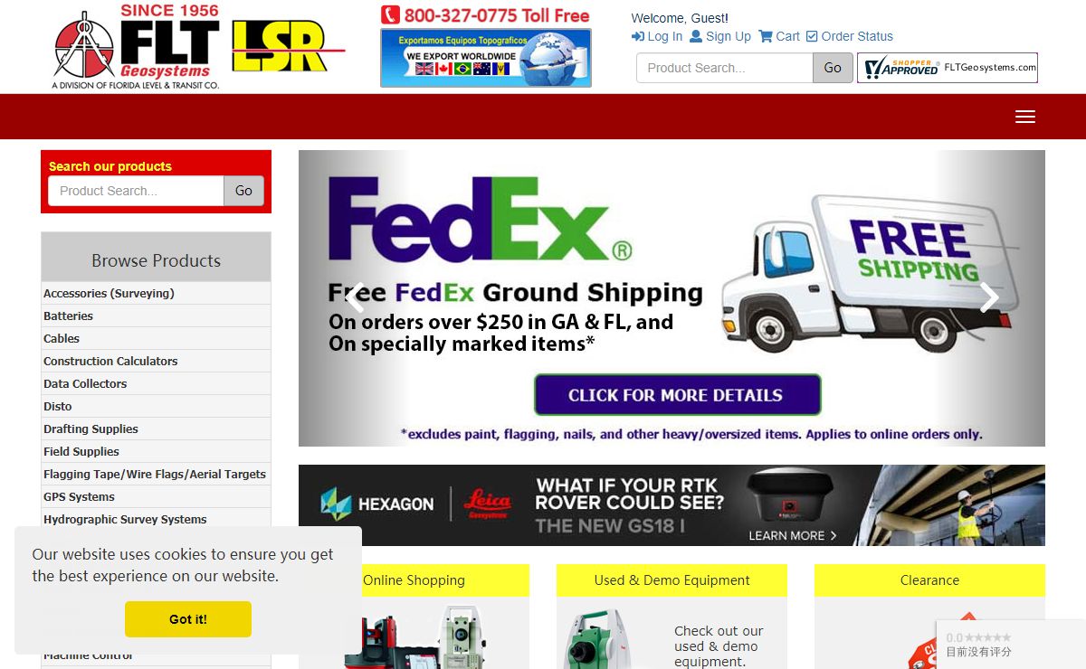 FLT Geosystems - GPS, Survey Software, Instruments, & Levels