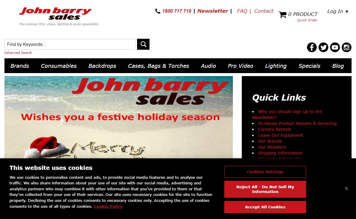 Purchase digital video, audio equipment and lighting products.