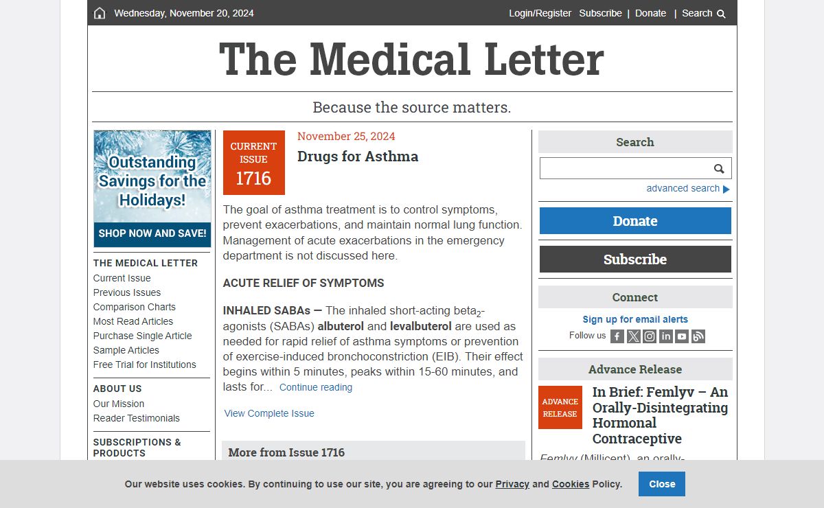 The Medical Letter, Inc.