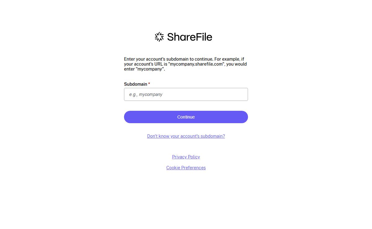 ShareFile Login