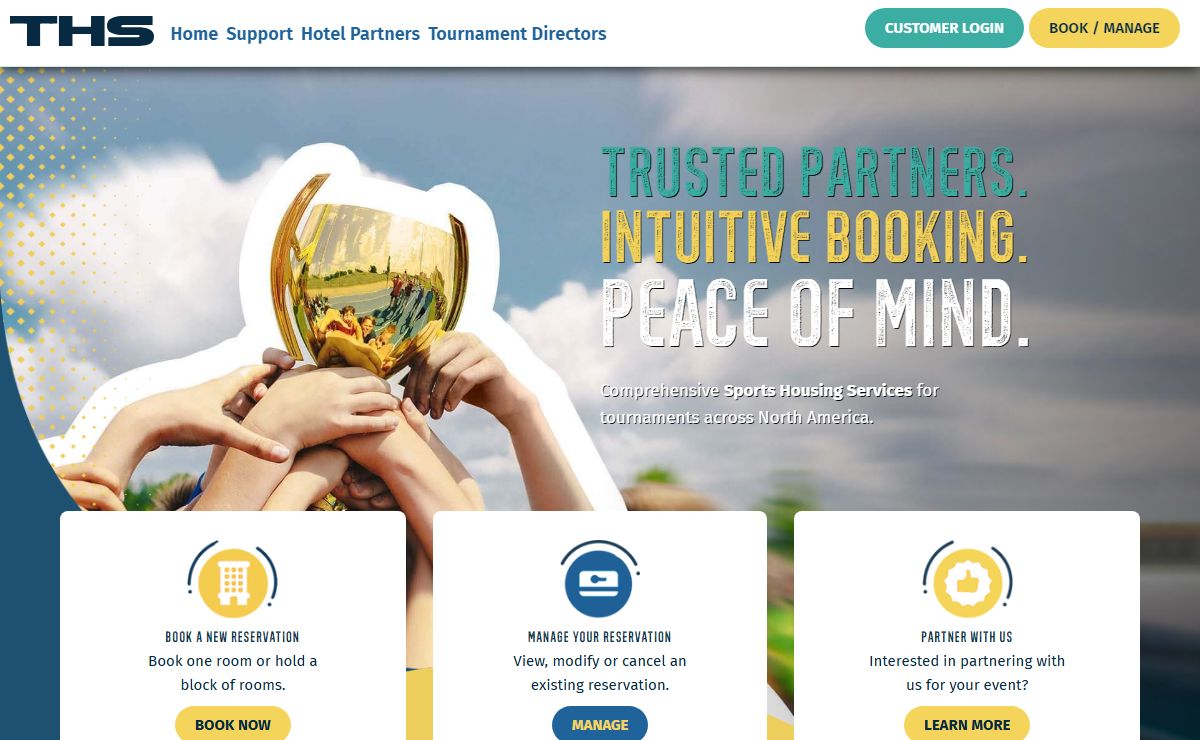 Tournament Housing Services, Hotel Management for Tournaments