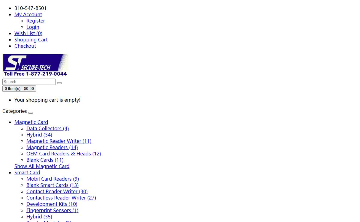 Securetech Web Store