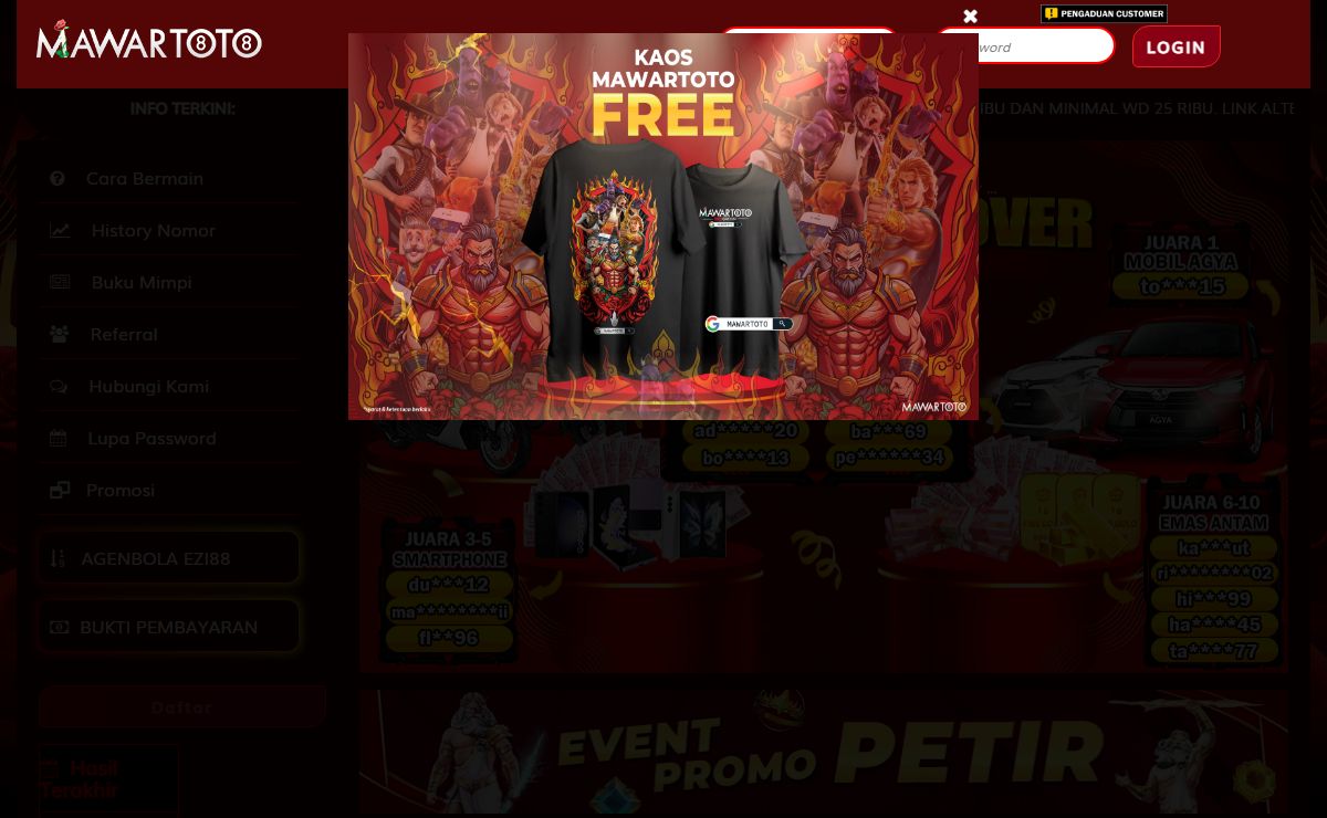Mawartoto: Situs Toto Slot 4D & Agen Togel Online Resmi Terpercaya Viral