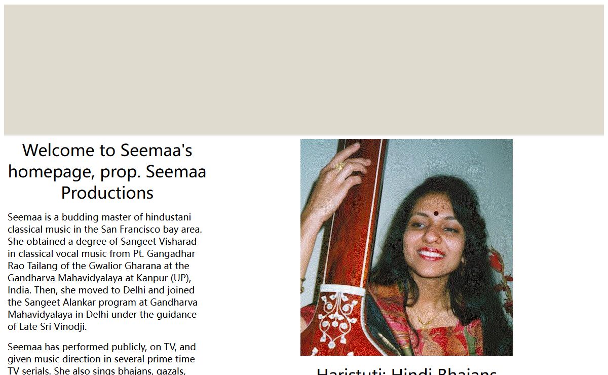 Seemaa: A budding master of Indian Classical/Light Music