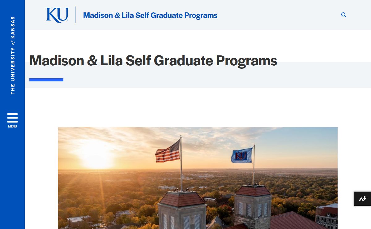 Madison & Lila Self Graduate Fellowship | Madison & Lila Self Graduate Programs