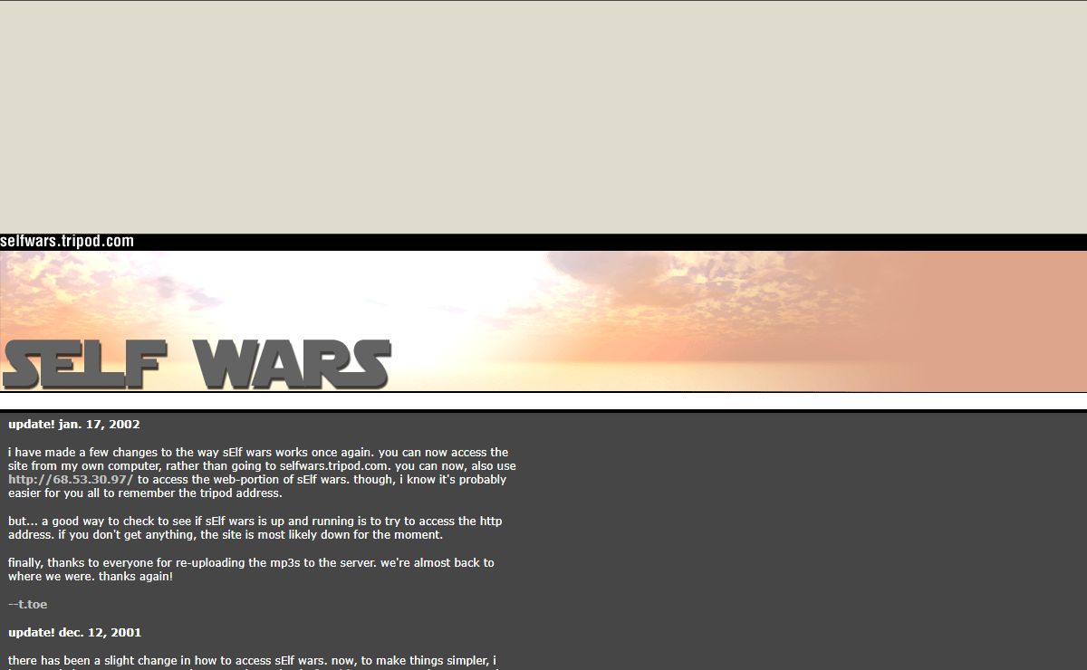 sElf wars - temporary