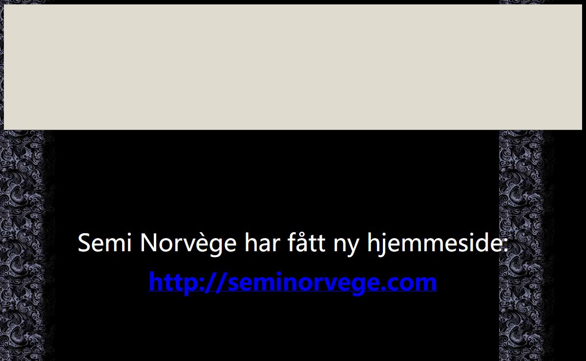 Semi Norvége's hjemmeside