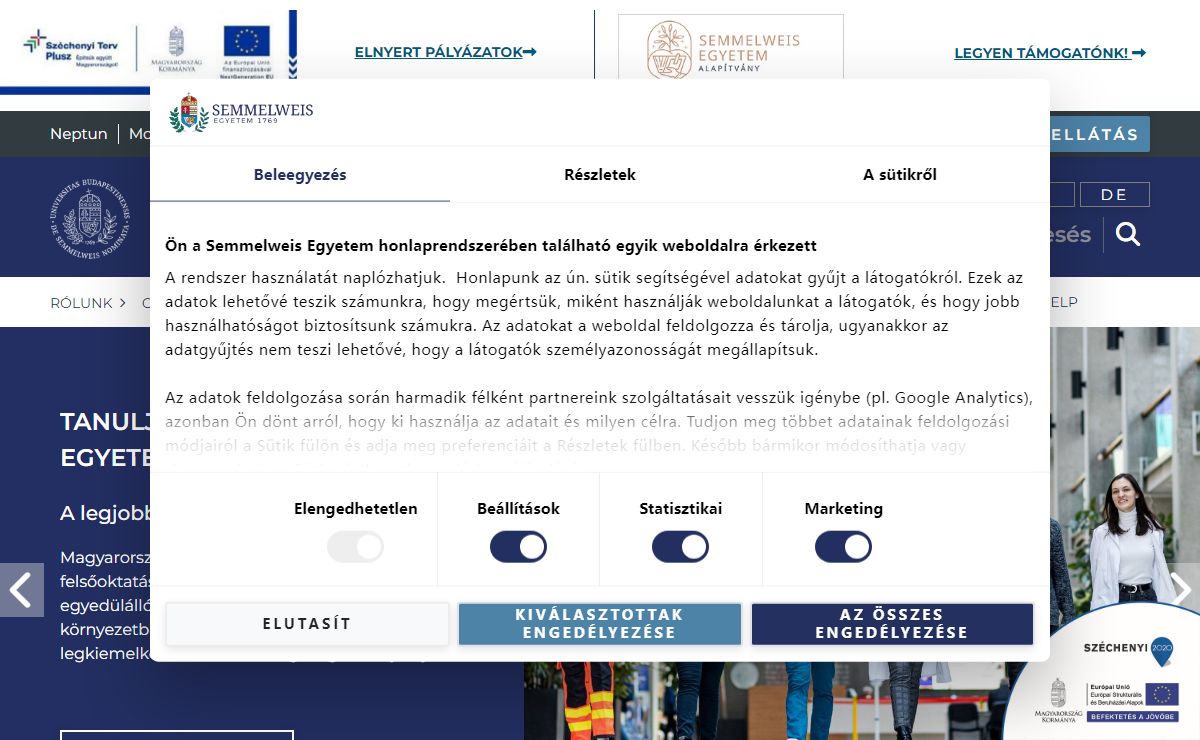 Semmelweis Egyetem – Kutató – Elitegyetem