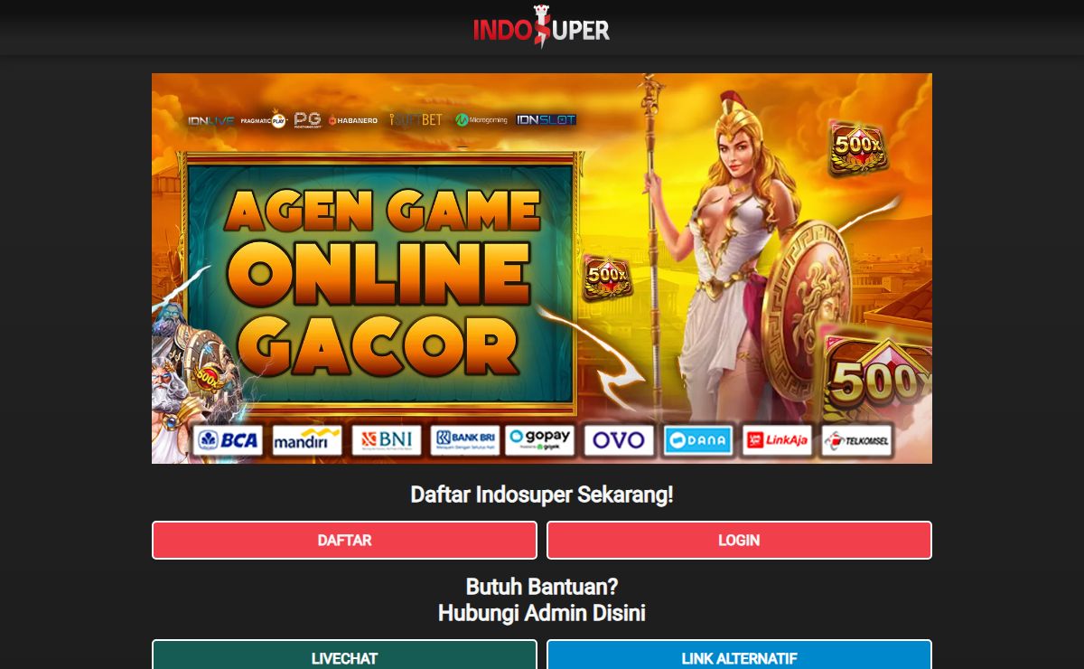 IndoSuper | Agen Taruhan Online Paling Super | Link Indo Super