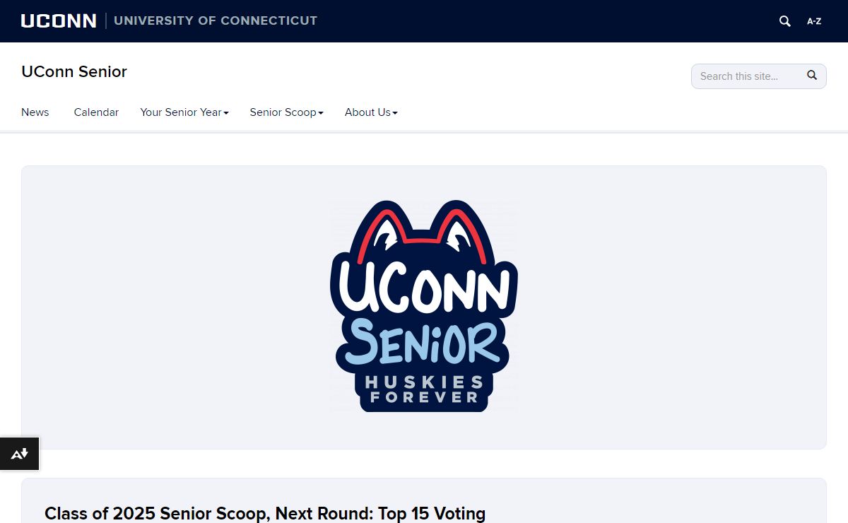 Home | UConn Senior