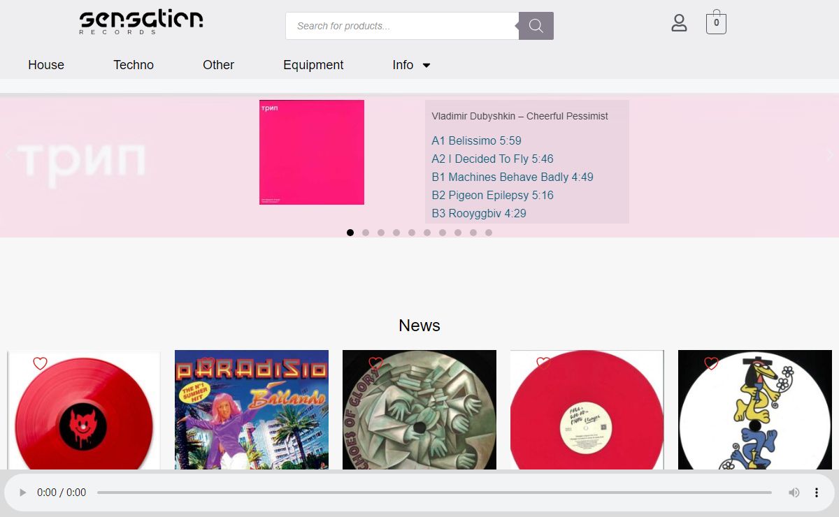 Sensation Records – Online Vinyl Store!