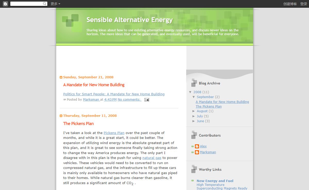 Sensible Alternative Energy