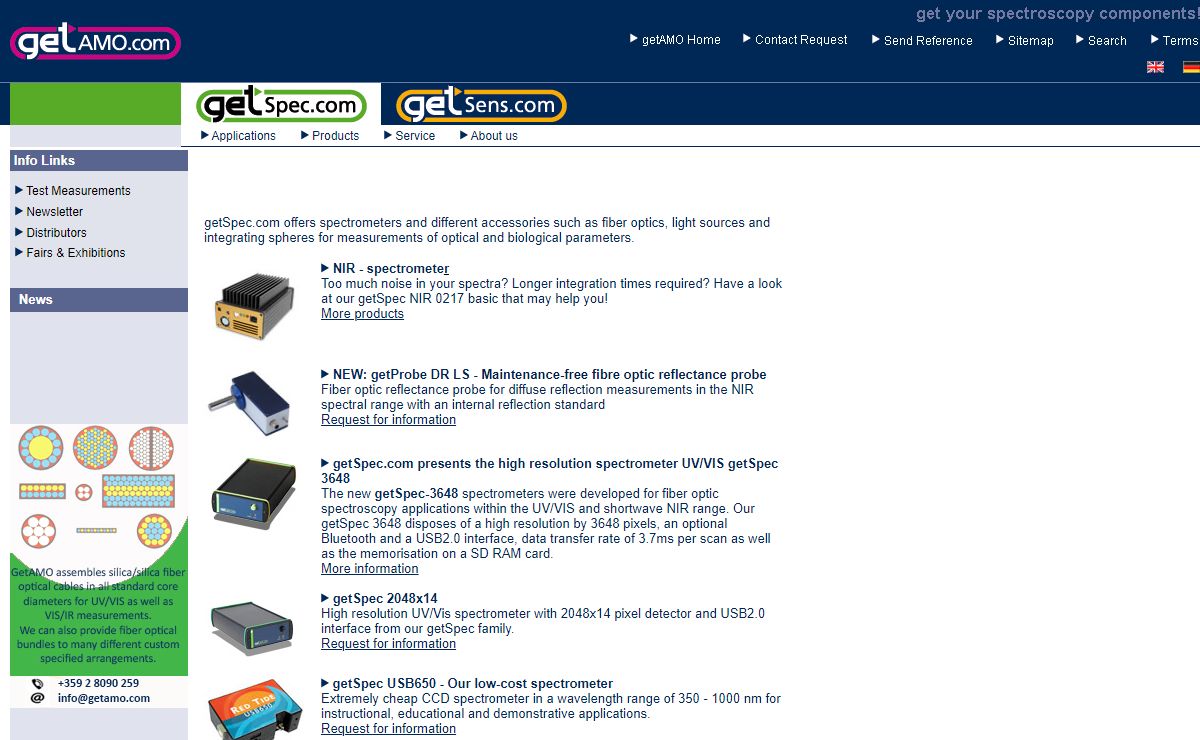 www.getspec.com - get your spectroscopy components!