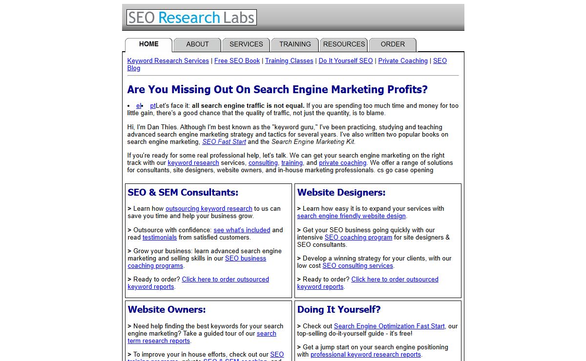 Keyword Research, SEO Consulting and Training | SEO Research Labs