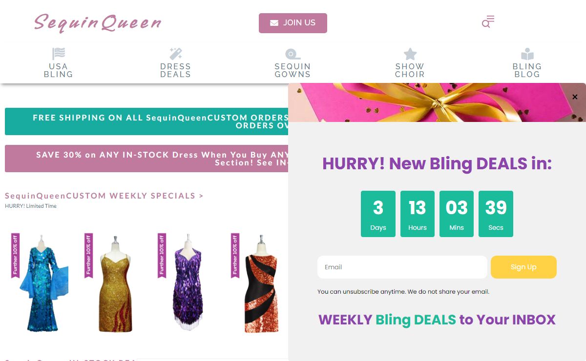 Sparkling Life! Curated Bling Shopping and Lifestyle Blog • SequinQueen