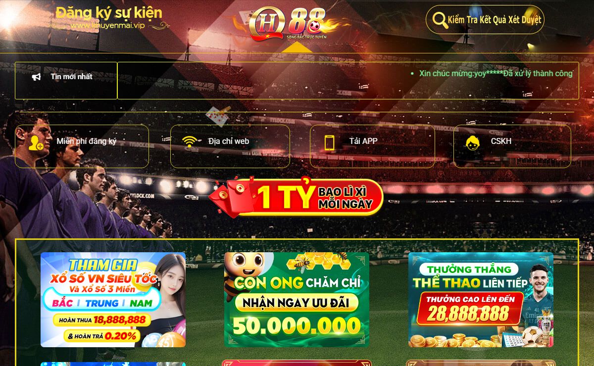 Qh88 - Link Đăng Ký Lì Xì 100K Xuân Ất Tỵ 2025
