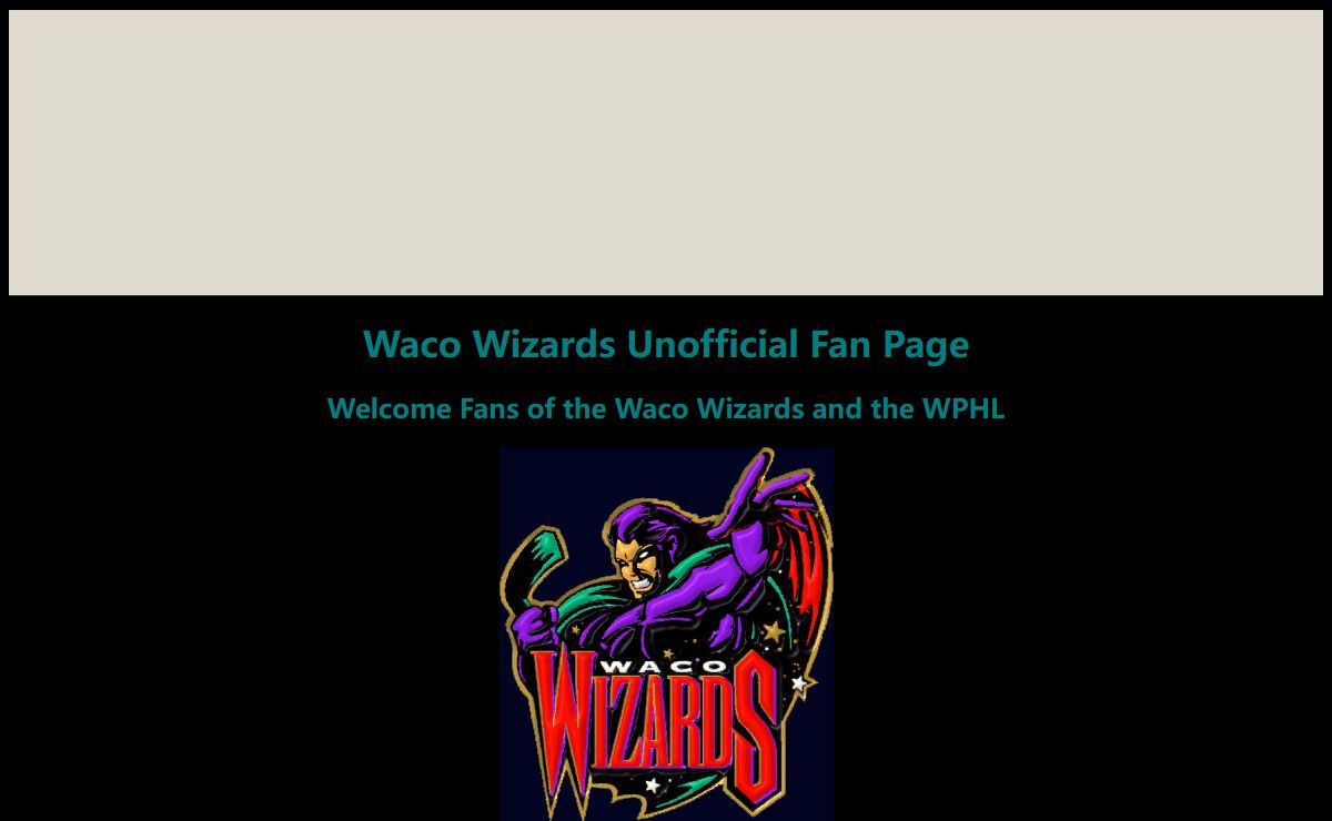 Waco Wizards Unofficial Fan Page
