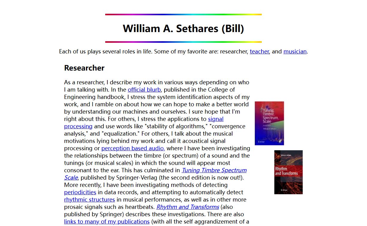 sethares homepage