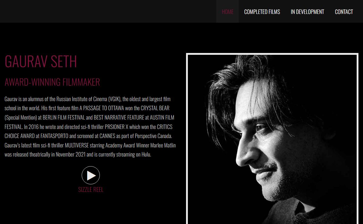 Gaurav Seth | Award-winning Filmmaker
