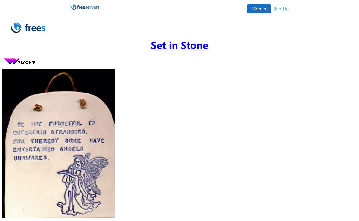 Set in Stone