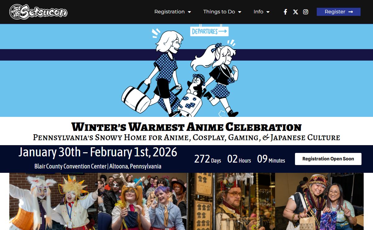 Setsucon – Winter’s Warmest Anime Celebration
