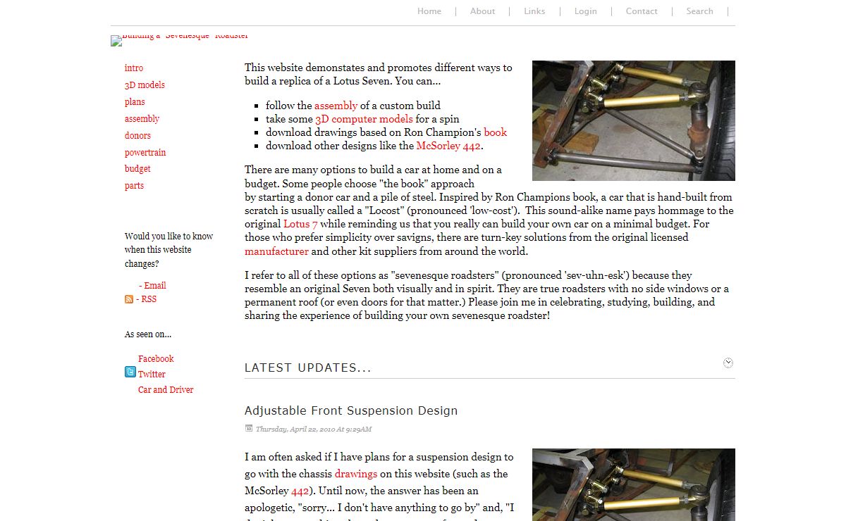 Building a Sevenesque Roadster - -
