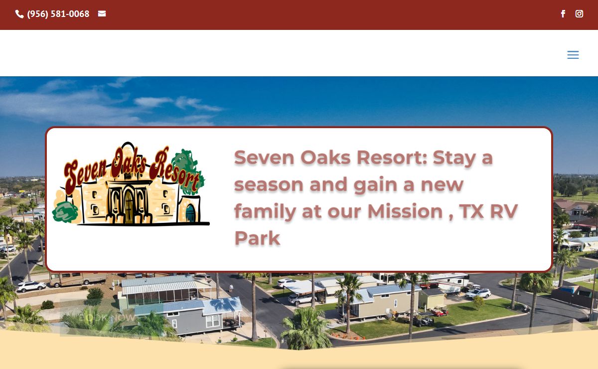 Mission, TX Rio Grande Valley RV Park : Seven Oaks Resort