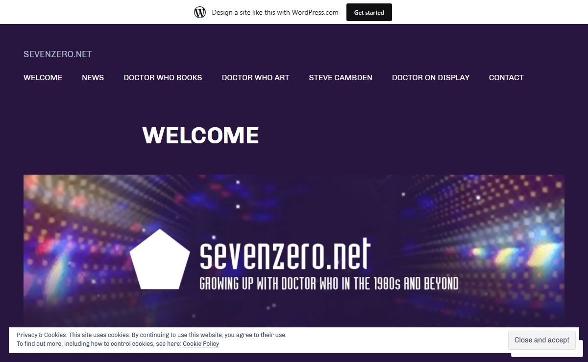 Sevenzero.net – Growing Up with Doctor Who in the 1980s and beyond