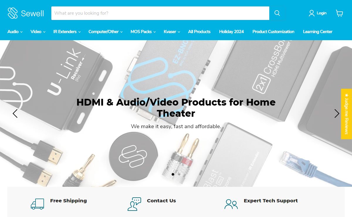 HDMI & Audio/Video Products for Home Theater — Sewell Direct