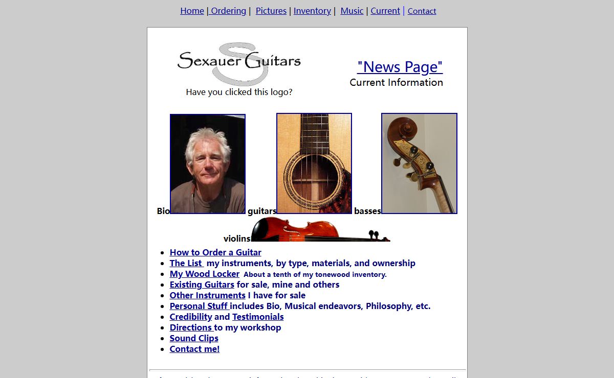 Sexauer Handmade Guitars and Imported String Basses