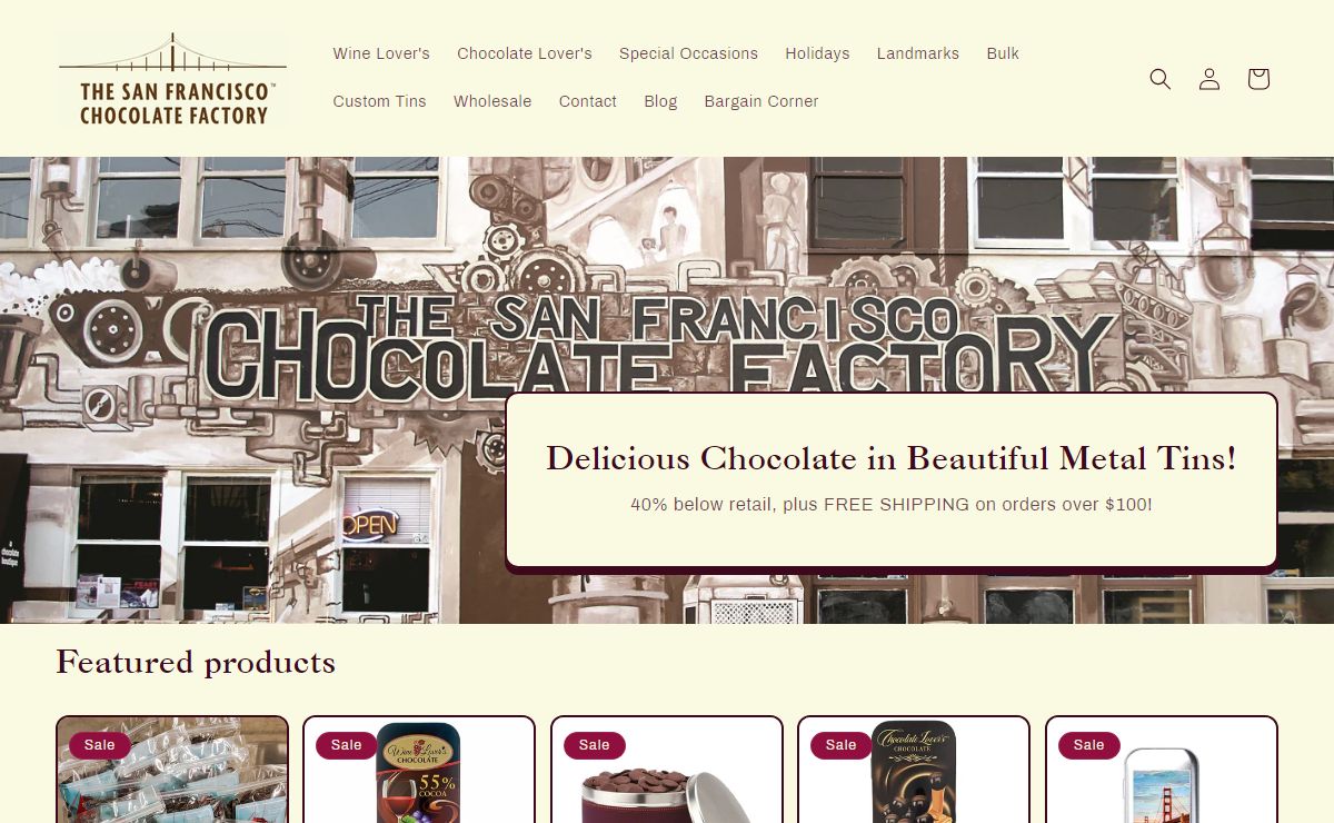 The San Francisco Chocolate Factory – The San Francisco Chocolate Factory